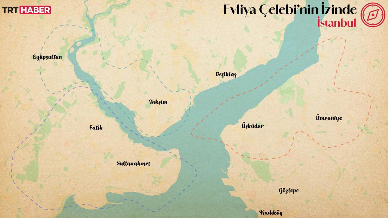 İstanbul'da Evliya Çelebi Rotaları