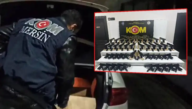 Mersin'de Bulunan Gizli Silah Deposu: Otomobil Yeri Sanılırken Gerçek Şok Etti