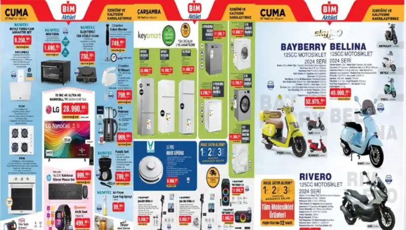 BİM'de Büyük İndirimler! 4-7 Mart Aktüel Ürünler Kataloğu Açıklandı
