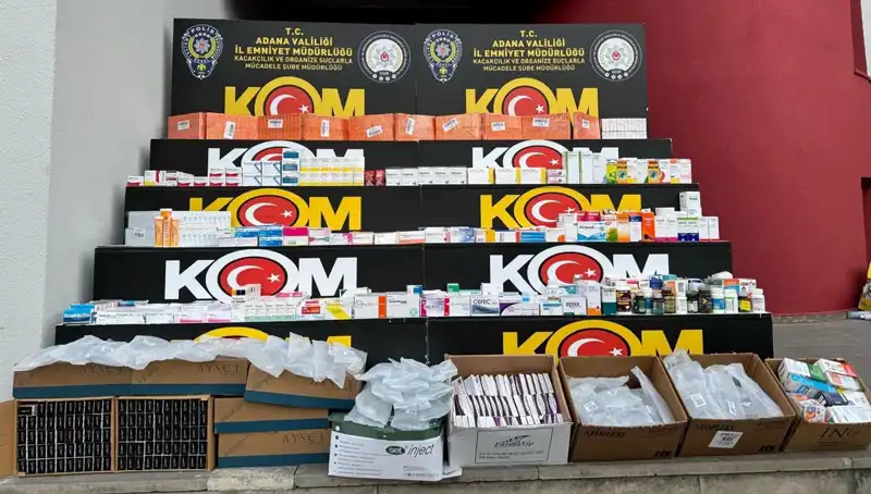 Adana’da Yasa Dışı İlaç Operasyonu: Sağlık Tehlikesi Sır Perdesi Aralandı