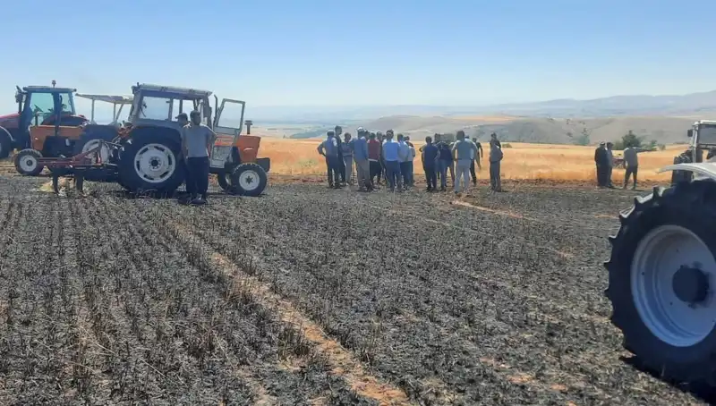 Yozgat’ta Tarım Faciası: 100 Dönüm Alan Alevlere Teslim Oldu