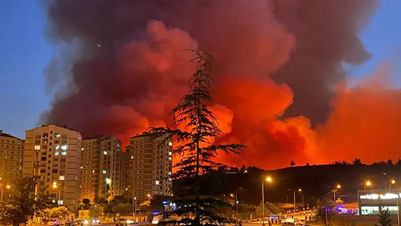 Bursa’da Yangınlar, Kentin Sakinlerini Tedirgin Ediyor!