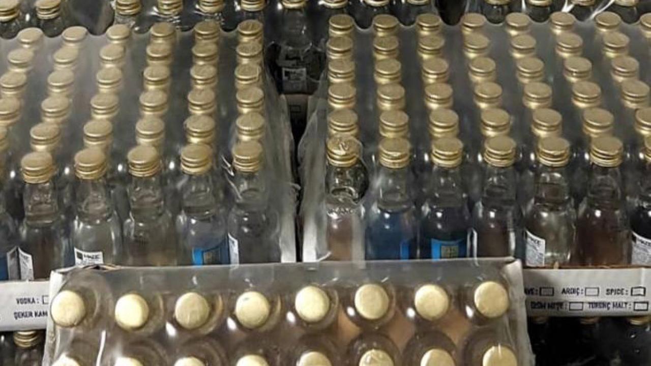 Çengel Operasyonu Sonucunda 40 Bin Litre Sahte İçki Yakalandı