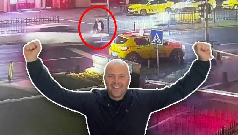 Tarihe Tanıklık Eden Rangers Taraftarının Trafik Kazası Görüntüleri Ortaya Çıktı