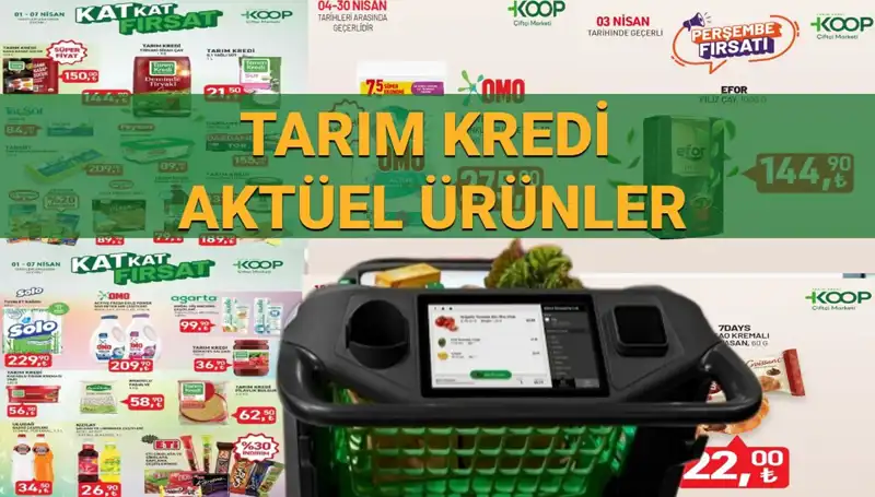 Tarım Kredi Kooperatifi Marketleri Nisan Ayında Uygun Fiyatlarla Alışveriş İmkanları Sunuyor